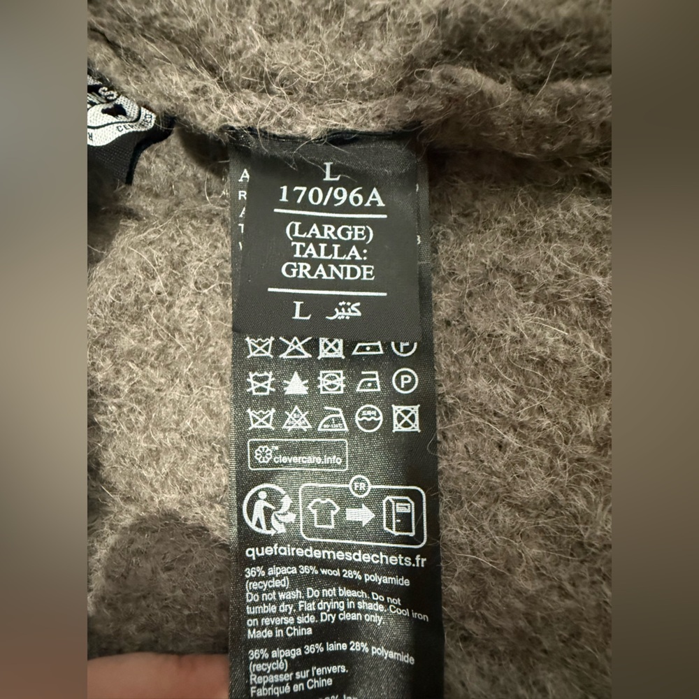 All Saints Tura Funnel Neck Relaxed Fit Sweater in Eiffel Grey! - Picture 7 of 9